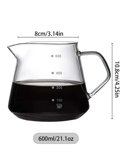 Pour Over Coffee Maker Set Glass Carafe Coffee with Glass Coffee Filter | Stornfield
