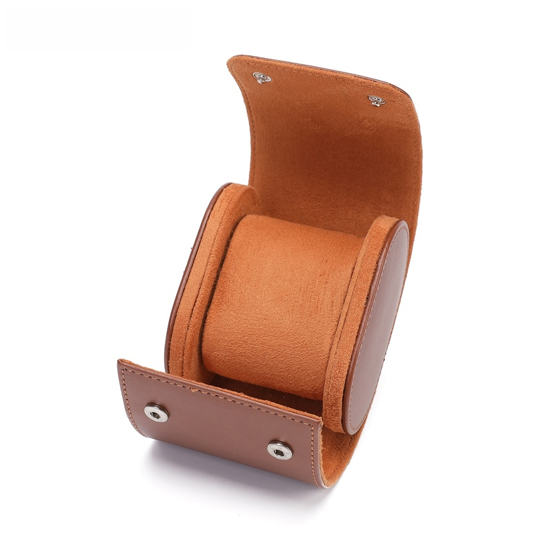 Stornfield | 3-Slot Vintage Leather Men's Watch Case for Travel