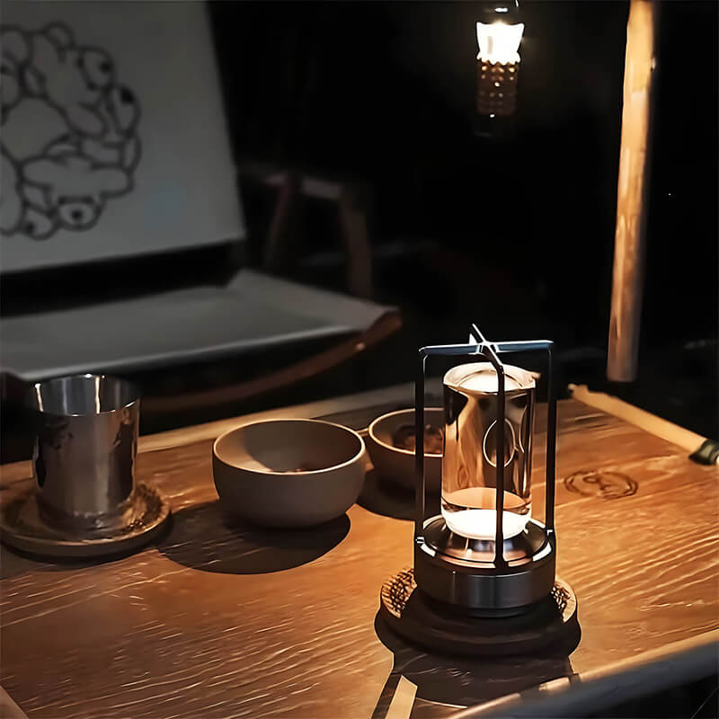Waterproof and Portable Crystal Table Lamp - AuroraGlow | Stornfield