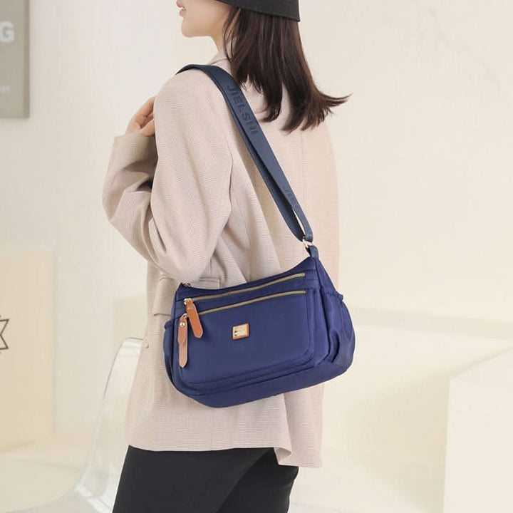 Stornfield | Lightweight Nylon Shoulder Bag with Pockets