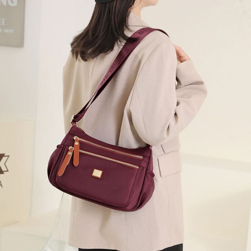 Stornfield | Lightweight Nylon Shoulder Bag with Pockets