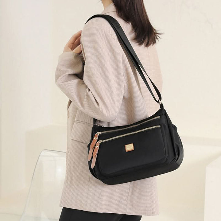 Stornfield | Lightweight Nylon Shoulder Bag with Pockets