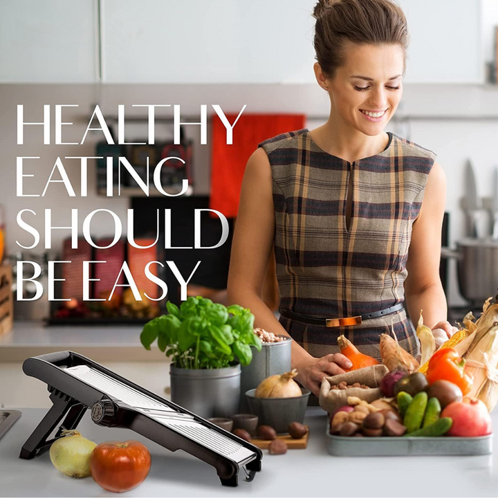 Stornfield | Premium food slicer with cut-resistant gloves