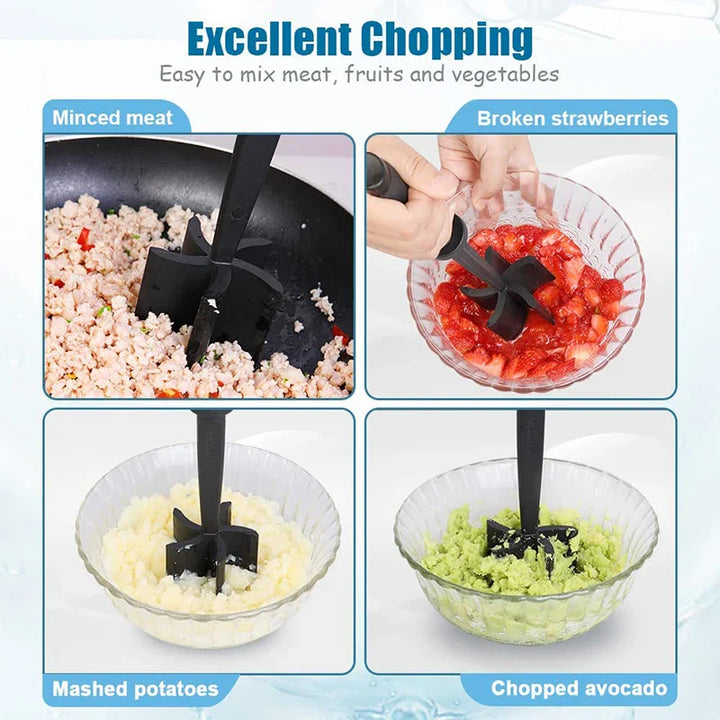 Premium Heat Resistant Meat Chopper and Potato Masher Beef Smasher | Stornfield
