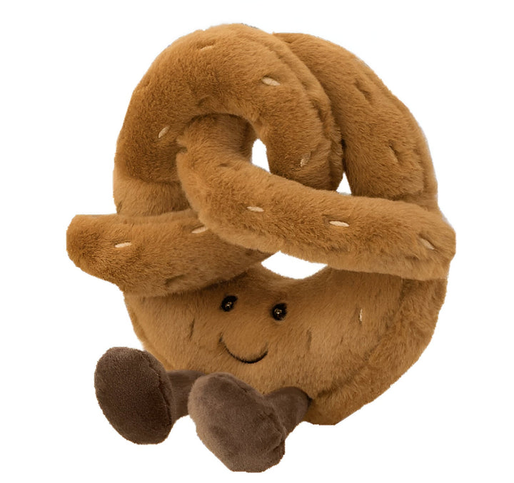 Plush Pretzel – Soft Cuddle Pillow in Breakfast Design | Stornfield