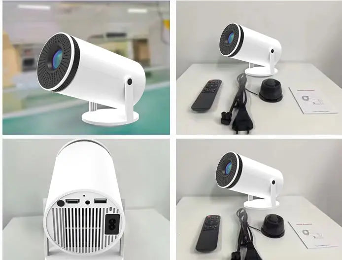 VisionCast 130X – Portable Mini Projector with Android 12 and 130 Inch Projection | Stornfield