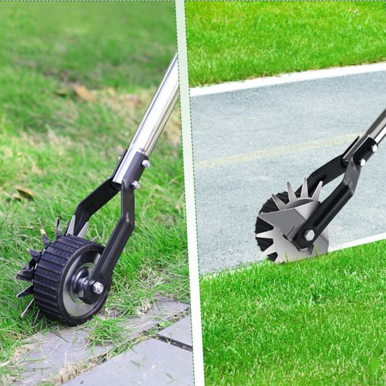 Manual lawn edge trimmer with roller | Stornfield
