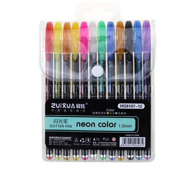 Glitzerly Glitter Gel Pens Set | Stornfield