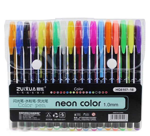 Glitzerly Glitter Gel Pens Set | Stornfield
