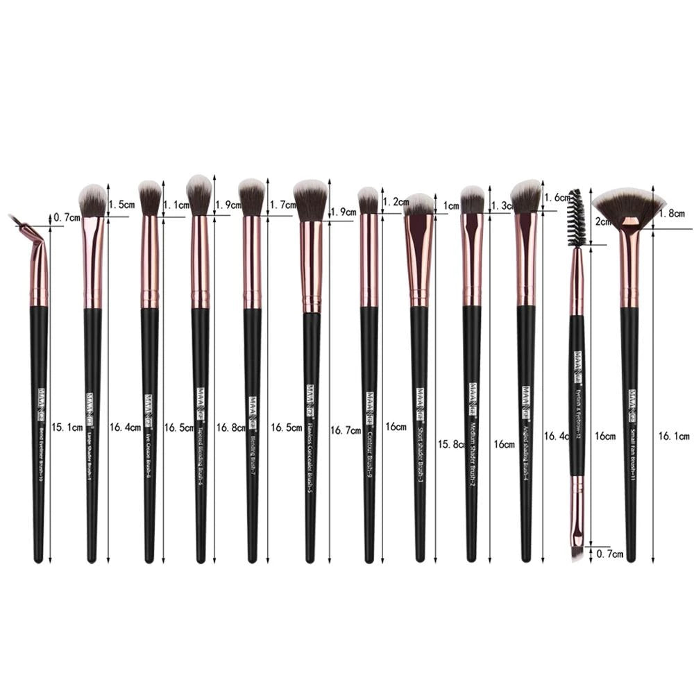 Professional 12-Piece Makeup Brush Set | Stornfield