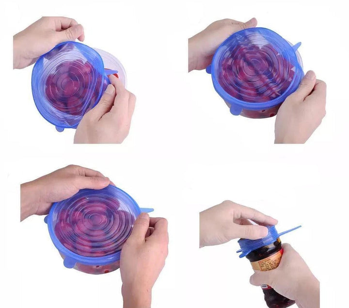 EcoLid - 6 Reusable and Stretchable Silicone Tank Lids | Stornfield