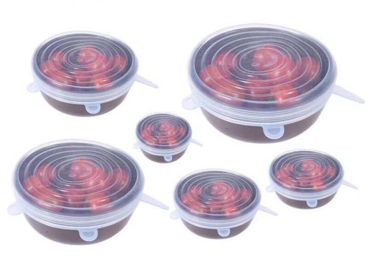 EcoLid - 6 Silicone Reusable Stretch Covers | Stornfield