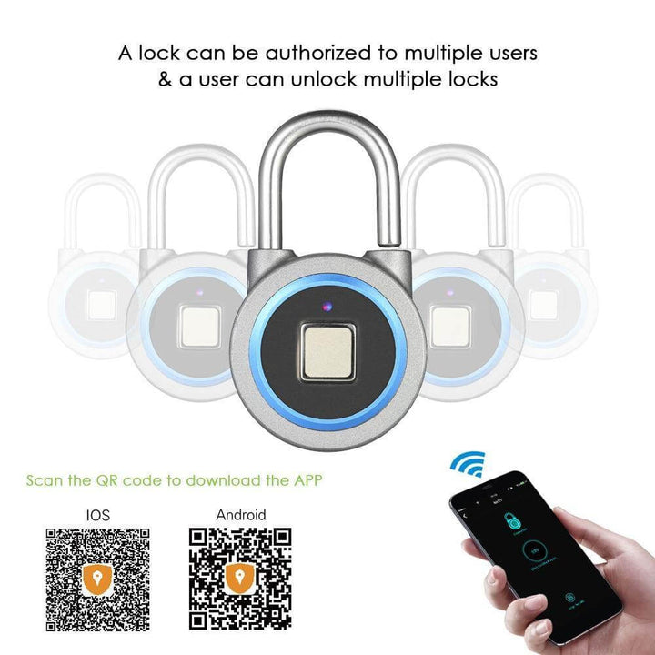 Stornfield | Smarter Anti-Theft Keyless Fingerprint Padlock