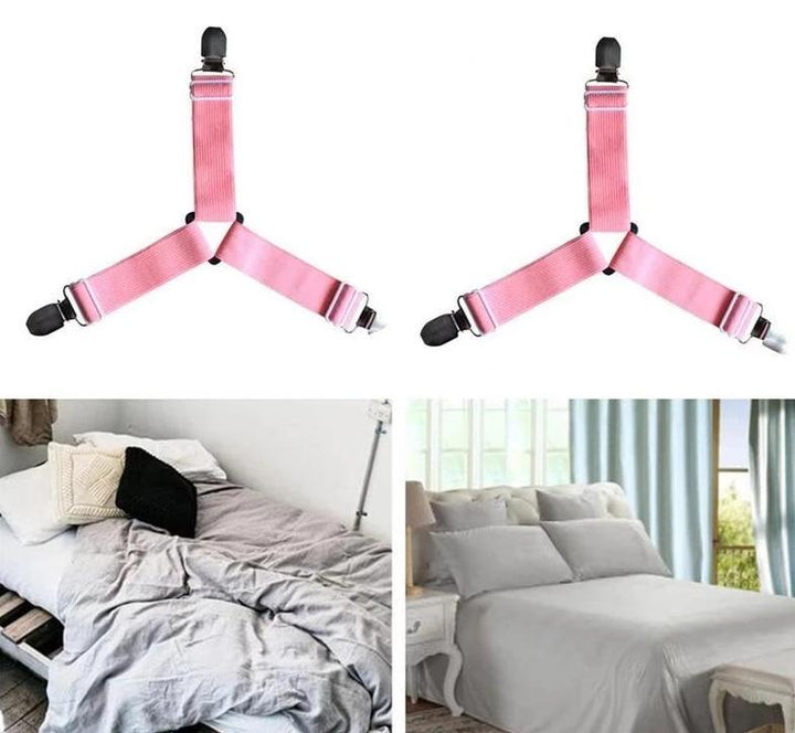 HoldTight - 4 Piece Elastic Bed Sheet Clips | Stornfield