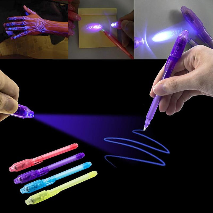 SecretTxt - 2 in 1 UV Black Light Invisible Ink Pen | Stornfield
