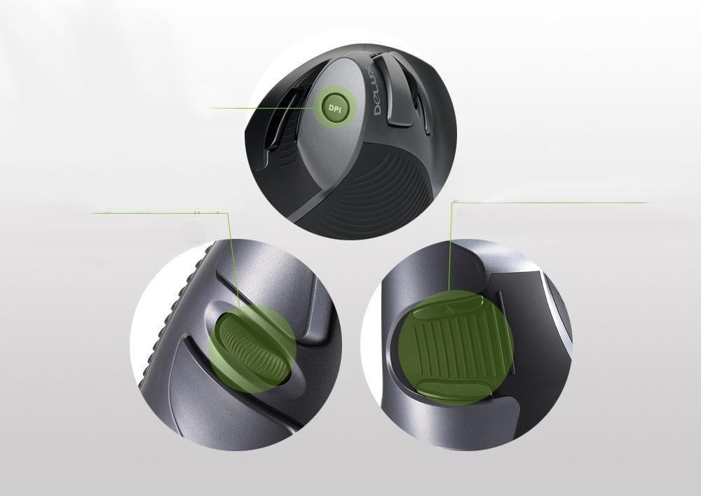 Ergonomic Wireless Vertical Mouse with 6 Buttons | Stornfield