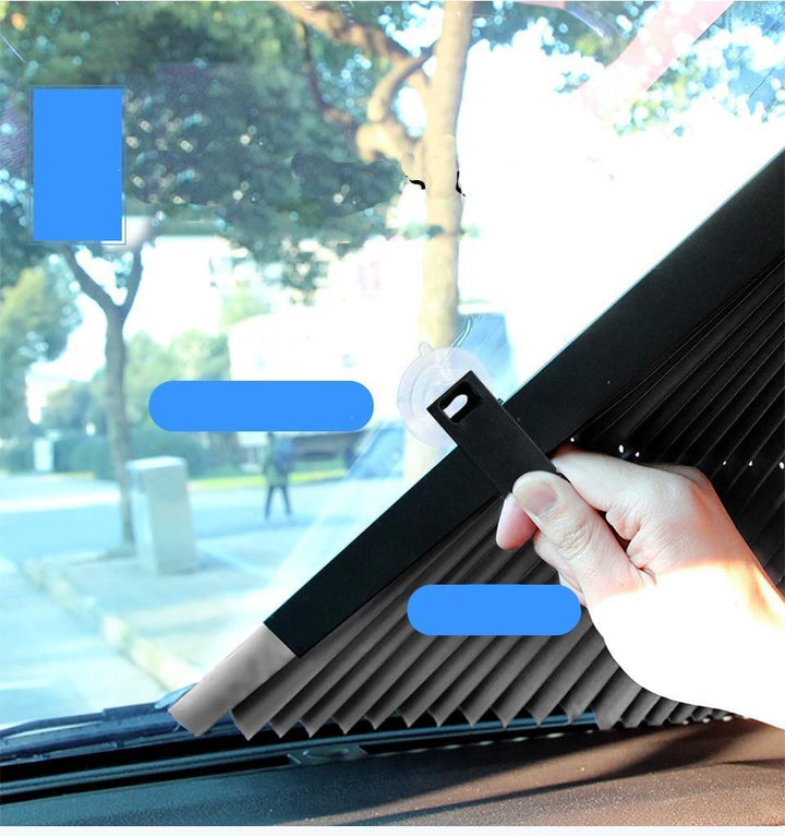 Retractable Front Windshield Sunshade | Stornfield