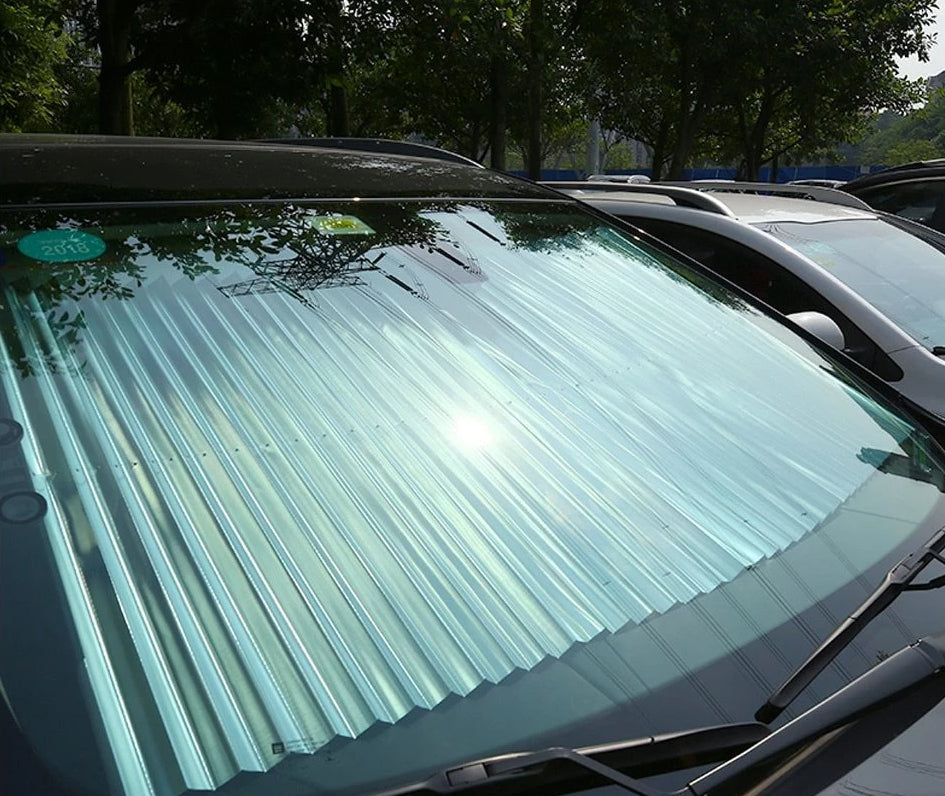 Retractable Front Windshield Sunshade | Stornfield