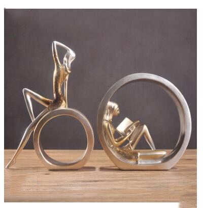 Creative European Miniature Modern Girl Figurines | Stornfield