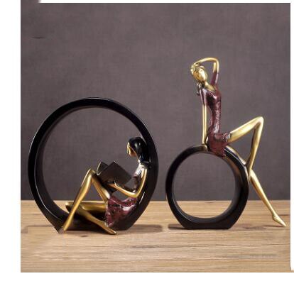 Creative European Miniature Modern Girl Figurines | Stornfield