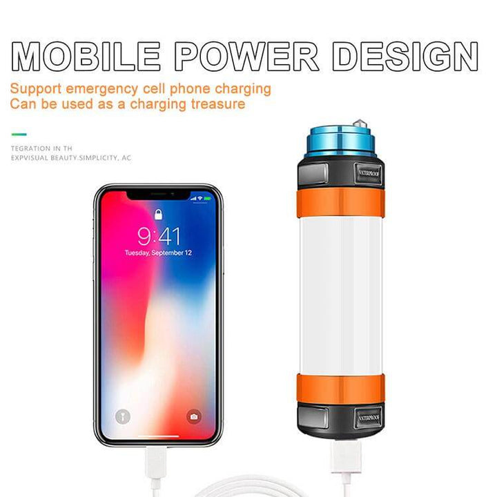 LED Camping Tent Waterproof Rechargeable Light | Stornfield