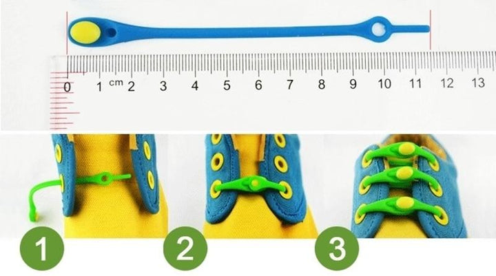 NoTie - 12 Silicone Elastic No Tie Shoe Laces | Stornfield