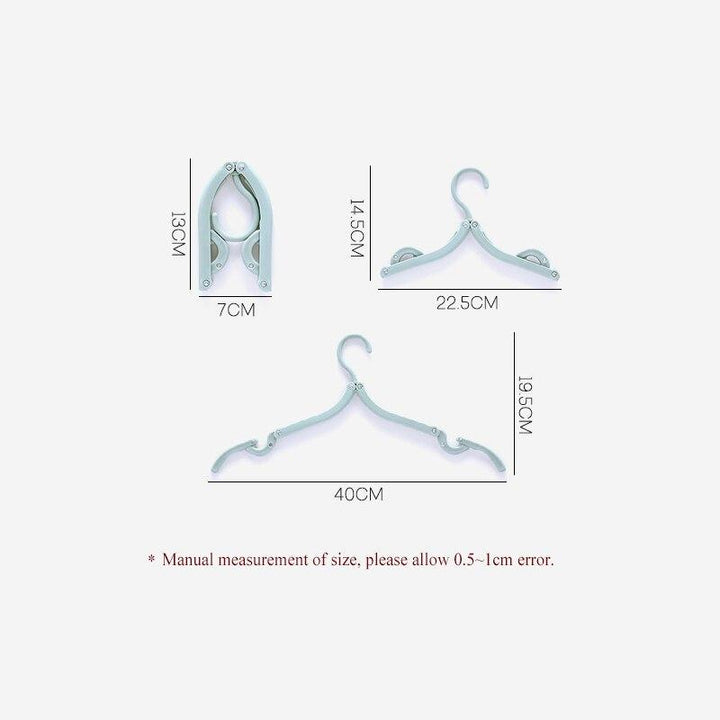 Foldable Clothes Hanger (4 pcs) | Stornfield