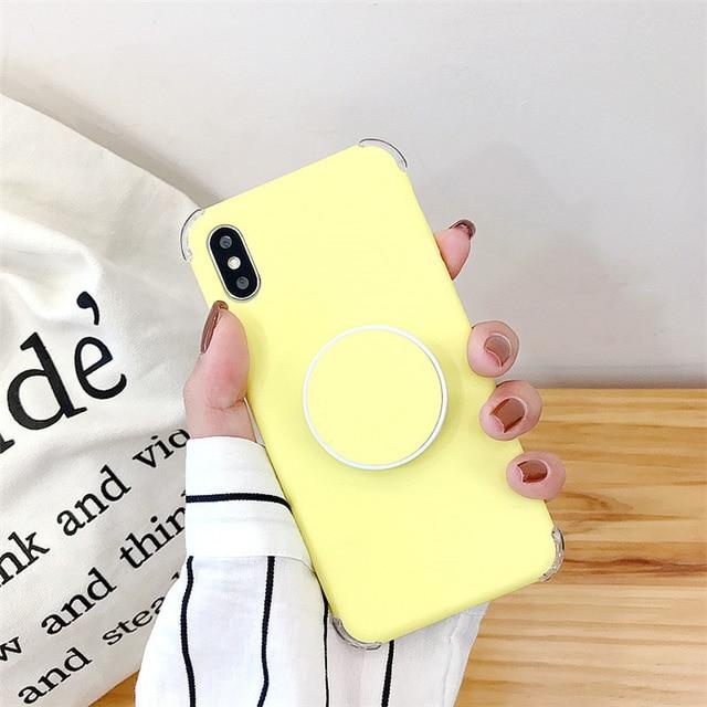 Candee - Matte silicone case for iPhone with ring | Stornfield