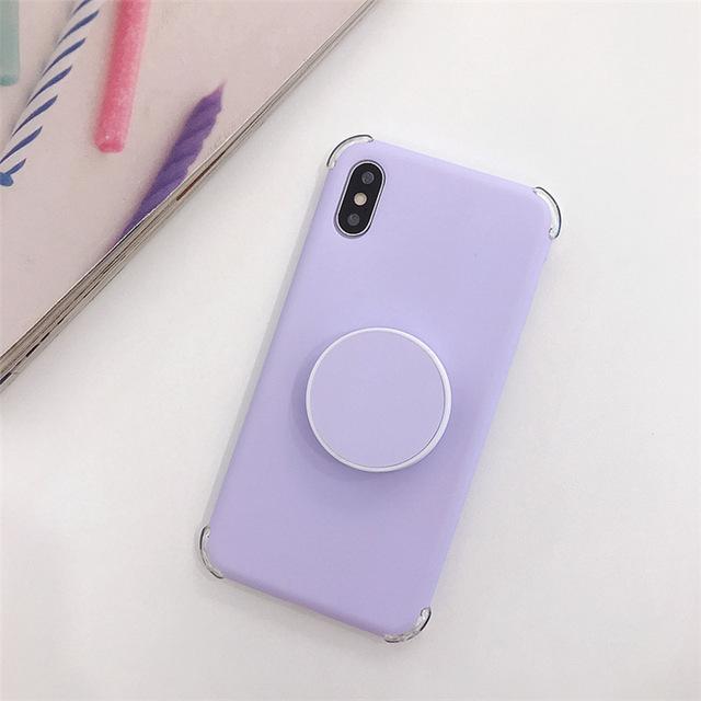 Candee - Matte silicone case for iPhone with ring | Stornfield