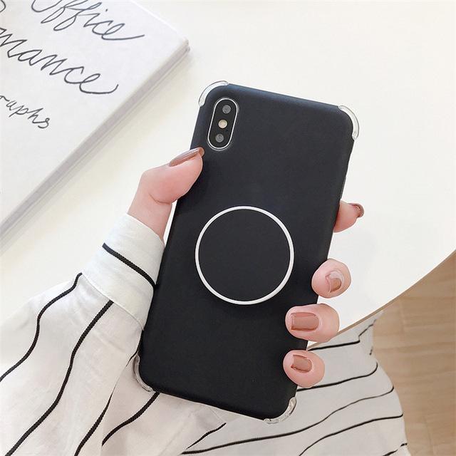 Candee - Matte silicone case for iPhone with ring | Stornfield