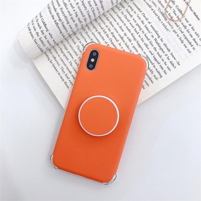 Candee - Matte silicone case for iPhone with ring | Stornfield