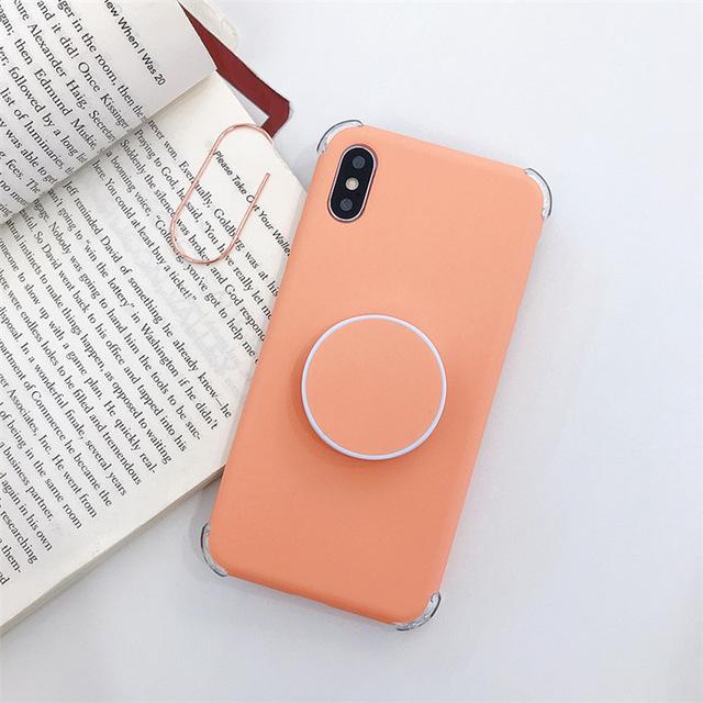 Candee - Matte silicone case for iPhone with ring | Stornfield