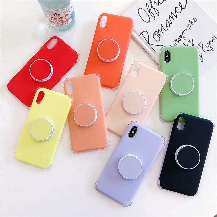 Candee - Matte silicone case for iPhone with ring | Stornfield