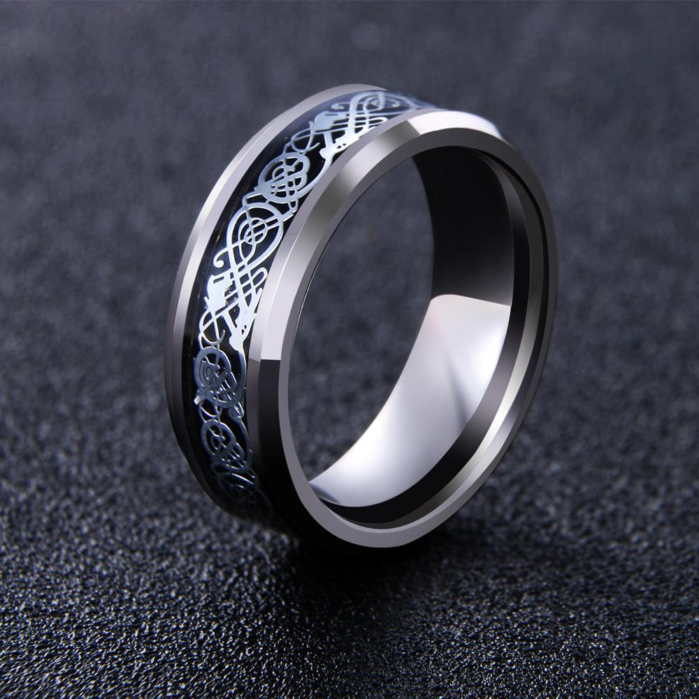 Dragon's Breath - Steel Viking Ring | Stornfield