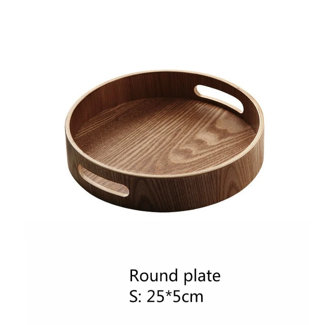 Stornfield | Thin Wooden Round Serving Trays