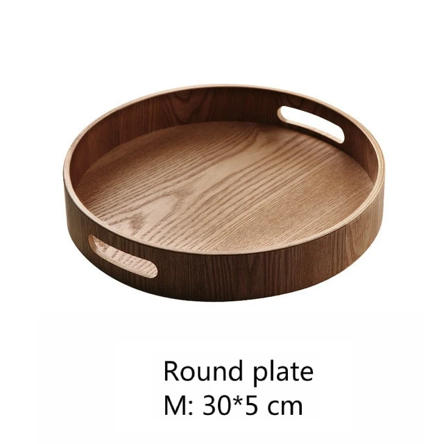 Stornfield | Thin Wooden Round Serving Trays