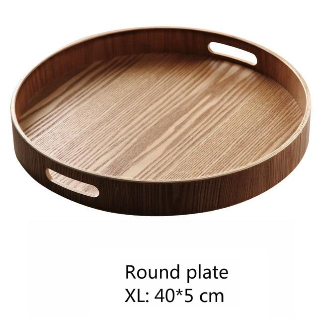 Stornfield | Thin Wooden Round Serving Trays