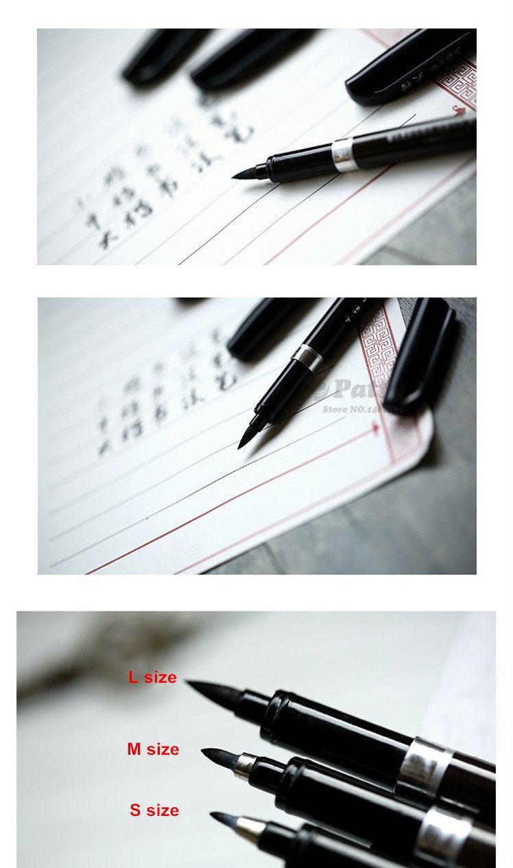Brush calligraphy pens - 3 pieces | Stornfield