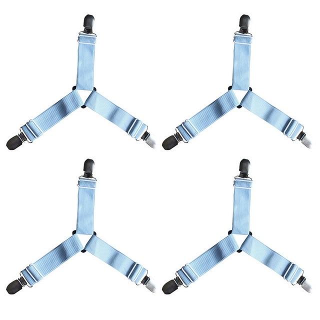 HoldTight - 4 Piece Elastic Bed Sheet Clips | Stornfield