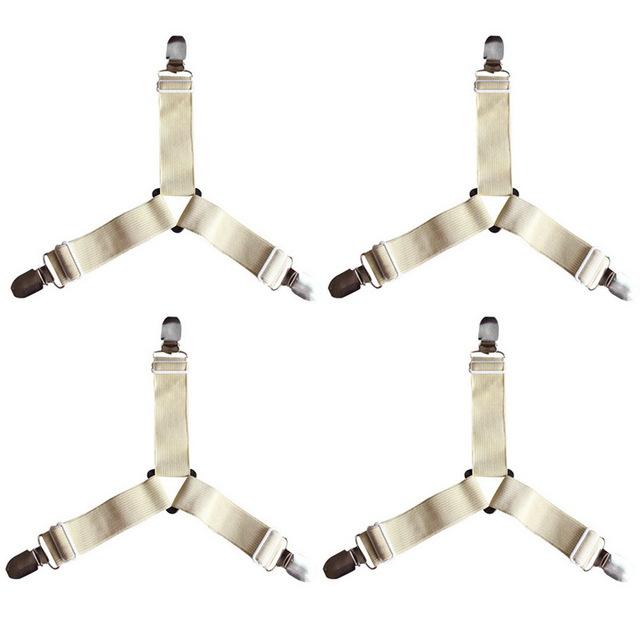 HoldTight - 4 Piece Elastic Bed Sheet Clips | Stornfield