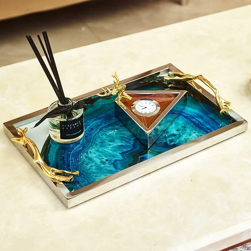 Blue Agate Tray Stornfield