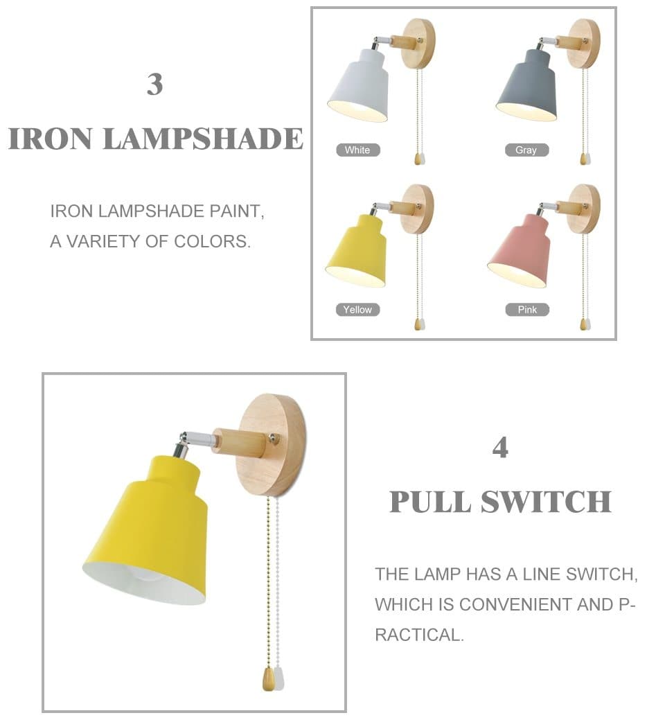Stornfield | Collin Rotatable Wall Sconce with Pull Switch