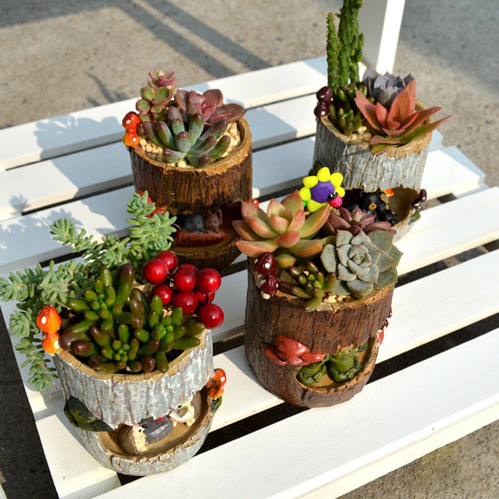 Creative Animal Life Resin Flower Pots | Stornfield