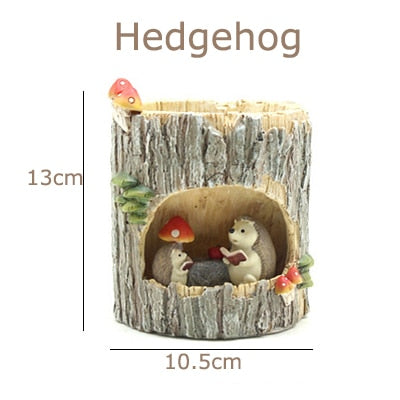 Creative Animal Life Resin Flower Pots | Stornfield