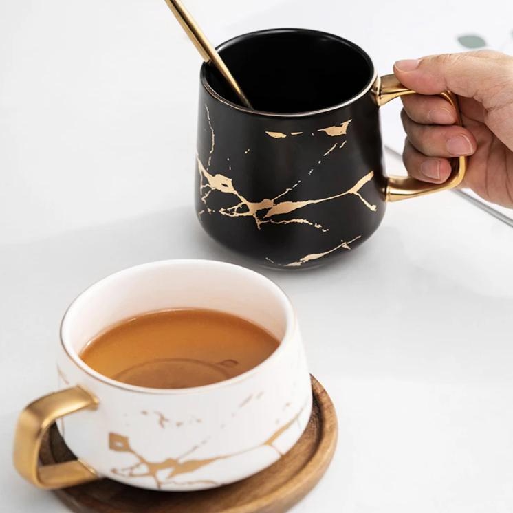 Kintsugi Nordic Ceramic Tall Mug | Stornfield