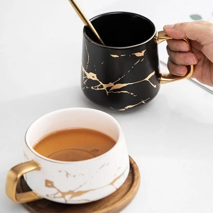 Kintsugi Nordic Ceramic Tall Mug | Stornfield