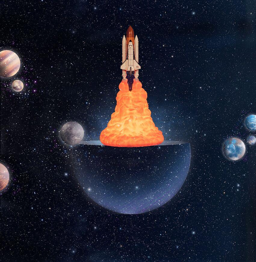 Rokit - 3D Space Shuttle Lamp | Stornfield