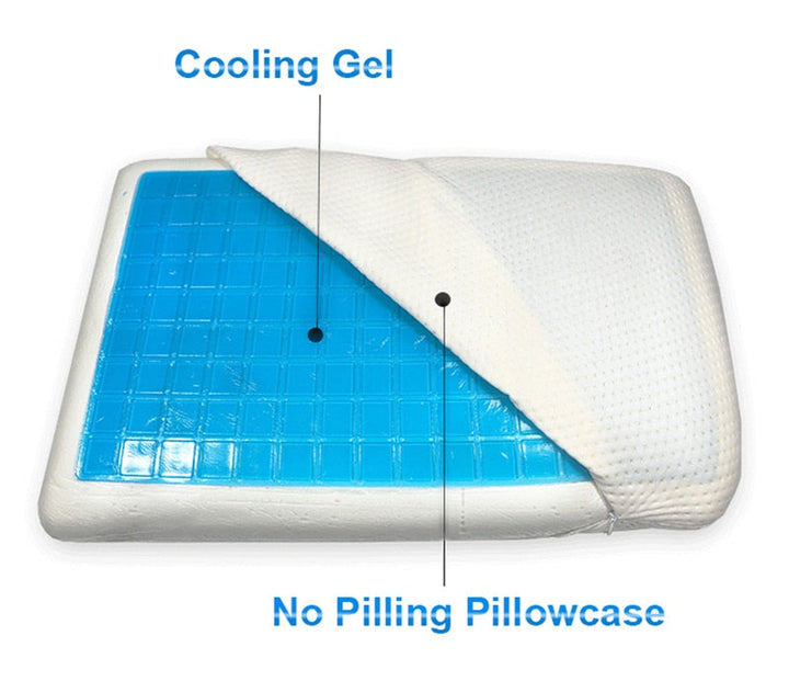 Premium Cooling Gel Memory Foam Pillow | Stornfield