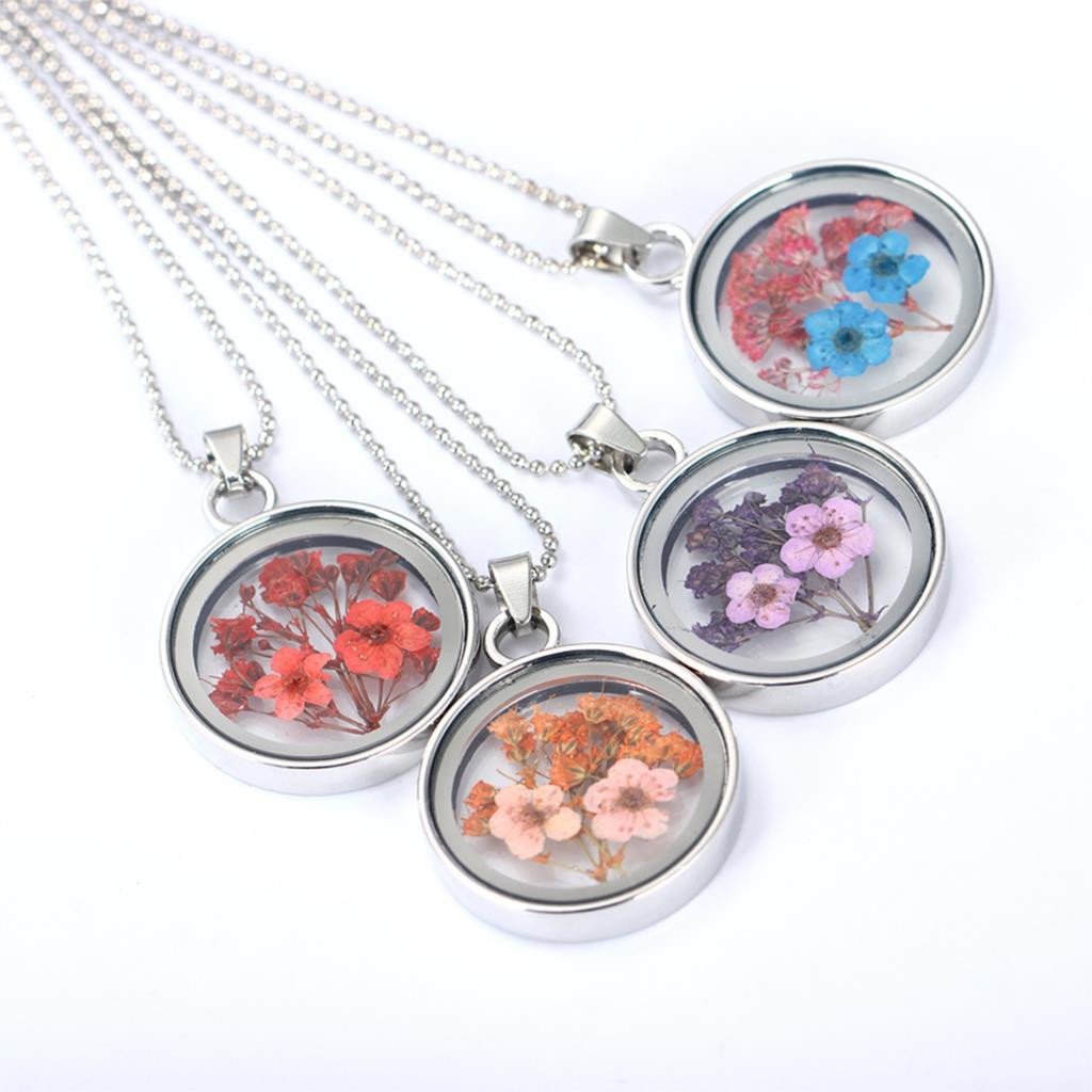 Pressed Flower Necklaces | Stornfield