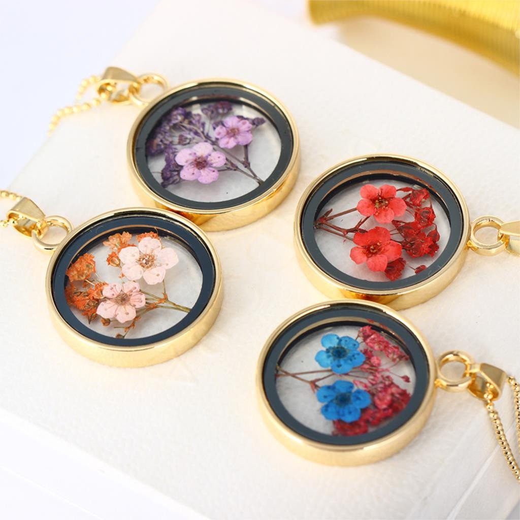 Pressed Flower Necklaces | Stornfield